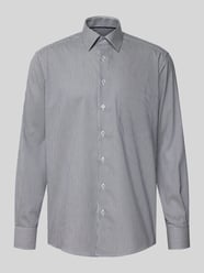 Comfort fit zakelijk overhemd van katoen met kentkraag van ETERNA - 27