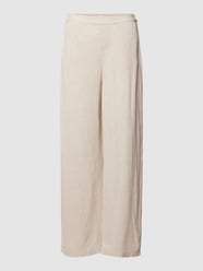 Hose mit Strukturmuster Modell 'Sanne' von Object Beige - 19