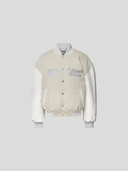 College-Jacke aus reiner Schurwolle von VTMNTS Weiß - 16