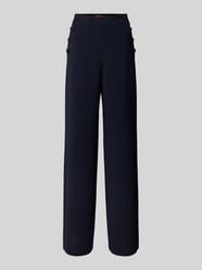 Stoffen broek met knoopsluiting, model 'RINA' van Max Mara Studio - 2