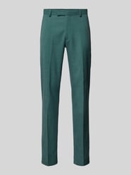 Regular Fit Anzughose mit Bundfalten von MCNEAL Grün - 16