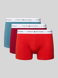 Slim fit trunks van katoenmix in Set van 3 van Tommy Hilfiger - 5