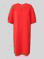 Sukienka ze scuby o kroju regular fit z bufiastymi rękawami od s.Oliver RED LABEL - 1