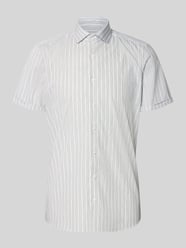 Slim Fit Business-Hemd mit Blockstreifen und Kentkragen von OLYMP Level 5 - 38