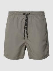 Badehose mit elastischem Bund Modell 'TED' von Only & Sons Grün - 47