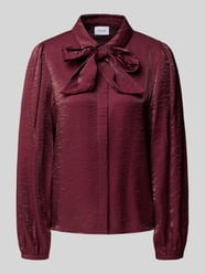 Regular Fit Schluppenbluse Modell 'ELOISE' von VILA Bordeaux - 1