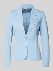 Blazer mit 2-Knopf-Leiste und Viskose-Anteil Modell 'NANNI' von FREE/QUENT Blau - 10