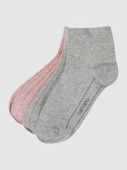 Sneakersokken in een set van 7 paar van camano Roze - 4