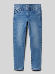 Regular Fit Slim Leg Jeans mit Baumwolle Modell 'KATHY' von s.Oliver RED LABEL Blau - 43