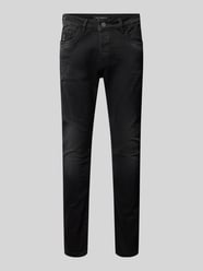 Tapered Fit Mid Rise Jeans im 5-Pocket-Design Modell 'Noel' von ELIAS RUMELIS Grau - 14