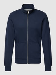 Strickjacke mit Stehkragen von s.Oliver RED LABEL Blau - 22