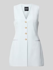 Slim Fit Longblazer ohne Ärmel Modell 'JULINIAL' von BOSS - 10