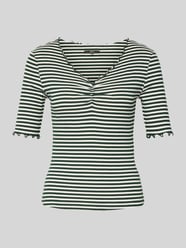 T-Shirt mit Wellensaum von zero - 10