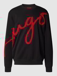 Sweatshirt mit Label-Applikation Modell 'Diraffe' von HUGO Schwarz - 10