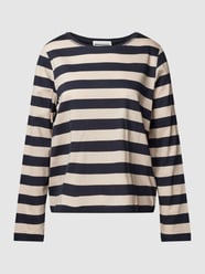 T-Shirt mit Blockstreifen Modell 'MARIEKAA' von Armedangels Blau - 21