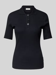 Slim fit poloshirt van een mix van katoen en modal van Marc O'Polo - 43