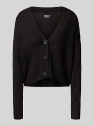 Regular fit gebreid jack met extra brede schouders, model 'CAROL' van Only - 30