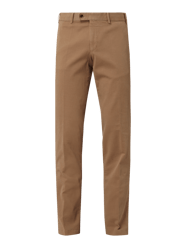 Slim Fit Chino aus Schurwollmischung mit Kaschmir-Anteil von HILTL SENSE Beige - 45