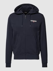 Bluza rozpinana z nadrukiem z logo model ‘ICE’ od Napapijri Niebieski - 12