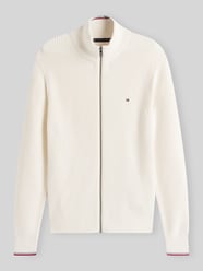 kardigan rozpinany w kroju regular fit z czystej bawełny od Tommy Hilfiger - 6