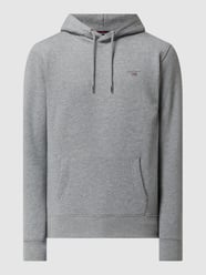 Hoodie van katoenmix van Gant Grijs / zwart - 37