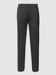 Hose mit Label-Applikation Modell 'Maron' von Brax Grau / Schwarz - 22
