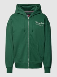 Sweatjack met labelstitching, model 'LUXE' van Tommy Jeans Groen - 29