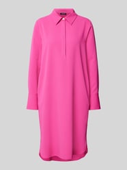 Knielanges Hemdblusenkleid mit Umlegekragen von JOOP! Pink - 39