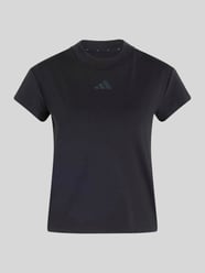 t-shirt o kroju slim fit z wyhaftowanym logo od adidas Sportswear - 31