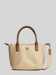 Umhängetasche mit Logo-Applikation Modell 'POPETTE MINI' von Tommy Hilfiger Beige - 1