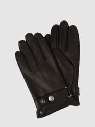 Lederhandschuhe mit Fleecefutter von Roeckl Schwarz - 47