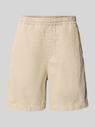 Regular Fit Cordshorts mit elastischem Bund Modell 'REYNOLD' von Carhartt Work In Progress Beige - 15