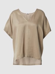 Blouseshirt met korte mouwen en V-hals van Drykorn Wit - 33