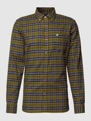 Freizeithemd mit Karomuster Modell 'Check' von Lyle & Scott Beige - 20