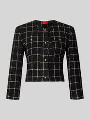 Shaped Fit Kurzblazer mit Gitterkaro Modell 'ADINI-1' von HUGO - 37
