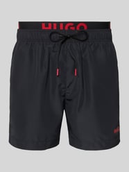 zwembroek met logodetail van HUGO - 18
