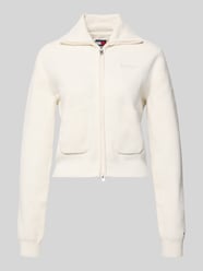 Kardigan rozpinany o kroju slim fit z naszywanymi kieszeniami od Tommy Jeans - 10