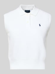 Bezrękawnik o kroju slim fit z mieszanki bawełny od Polo Ralph Lauren - 28