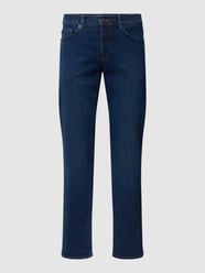 Straight Fit Jeans mit Label-Detail Modell 'CADIZ' von Brax Blau - 14