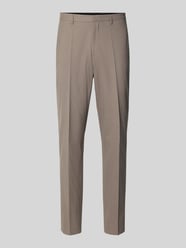 Spodnie garniturowe o kroju skinny fit z mieszanki wełny model 'HESTEN253X' od HUGO - 17
