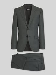Slim Fit Anzug aus Wolle mit feinem Webmuster von BOSS - 24