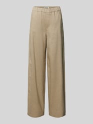 Straight Leg Leinenhose mit elastischem Bund Modell 'CONSIDER' von Drykorn Beige - 42