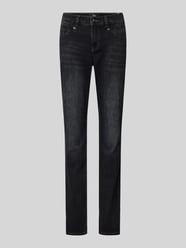 Slim fit jeans met 5-pocketmodel, model 'Rich' van MAC Grijs / zwart - 6