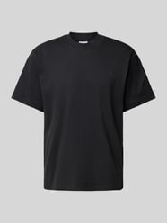 T-Shirt mit Logo-Stitching von adidas Originals Schwarz - 15