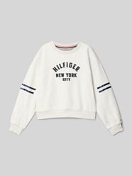 Bluza o kroju relaxed fit z mieszanki bawełny od Tommy Hilfiger Teens - 19