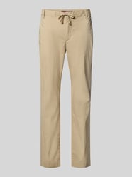 Straight leg chino van een mix van katoen en elastaan van Tommy Hilfiger Beige - 5