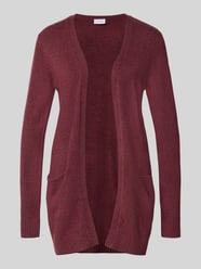 Strickjacke aus Viskose-Mix von VILA Bordeaux - 1