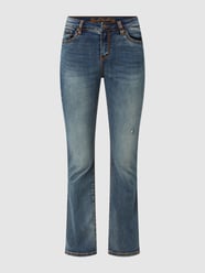 Bootcut Jeans mit Lyocell-Anteil Modell 'Leah' von Blue Monkey Blau - 24