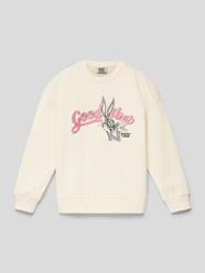 Sweatshirt mit Motiv-Print von Scotch & Soda Weiß - 25