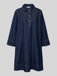 Knielanges Jeanskleid mit Hemdblusenkragen von Christian Berg Woman - 12
